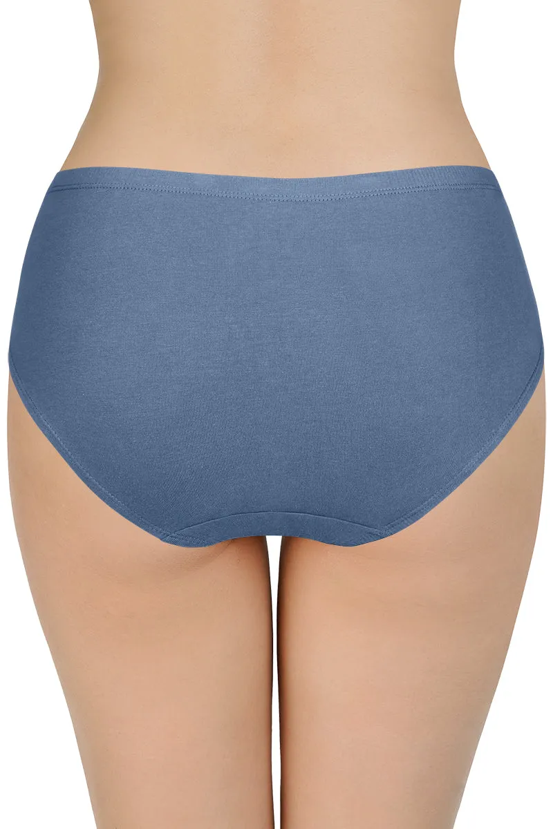 100% Cotton Hipster Panty Pack (Pack of 3) - D015 - Solid