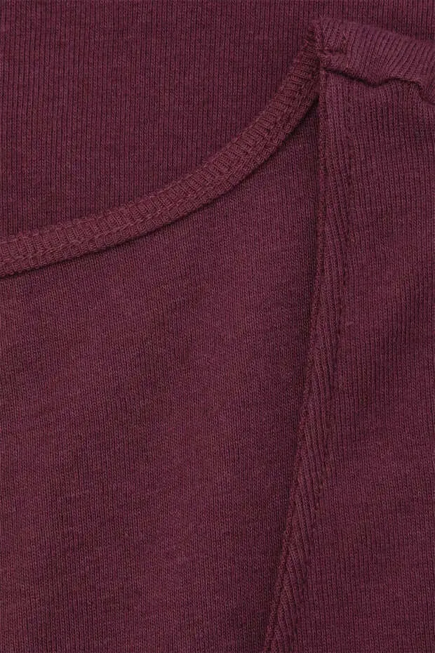 100% Organic and fair-trade burgundy undershirt by Comazo