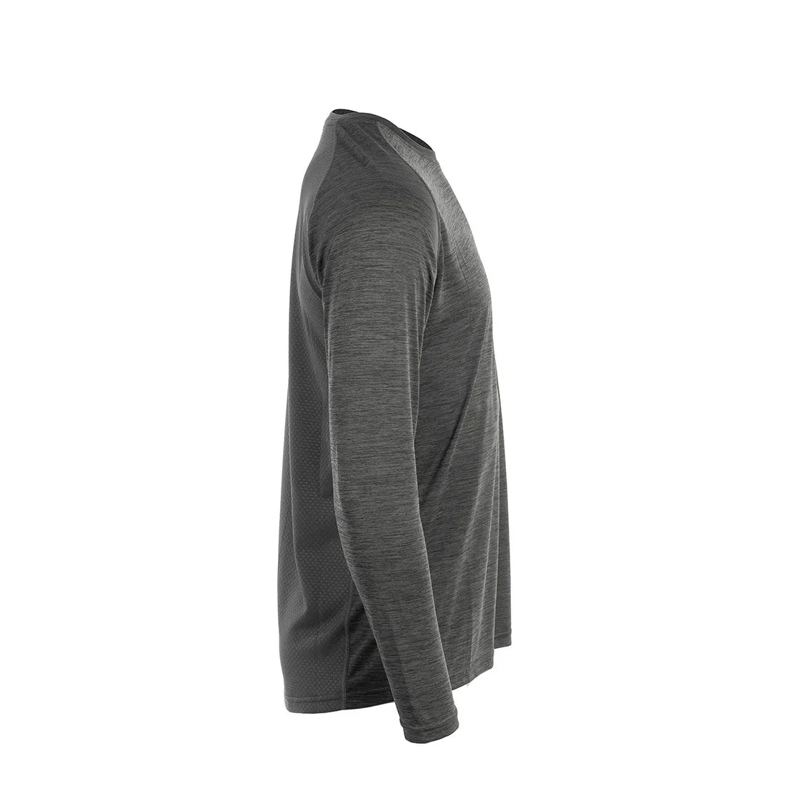 Action Training Long Sleeve Top Men (Black-Mélange)