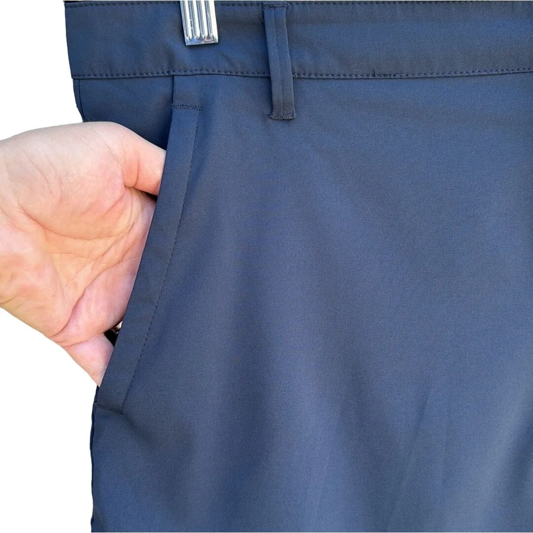 All In Motion Men's Navy Lightweight Active Breathable Shorts - Multiple Pockets