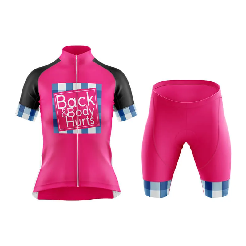 Back & Body Hurts (V2-Pink) Club Cycling Kit