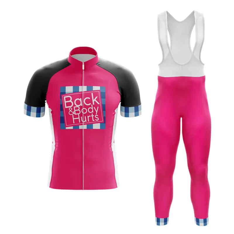 Back & Body Hurts (V2-Pink) Club Cycling Kit