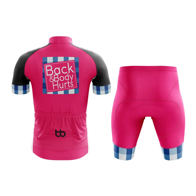 Back & Body Hurts (V2-Pink) Club Cycling Kit