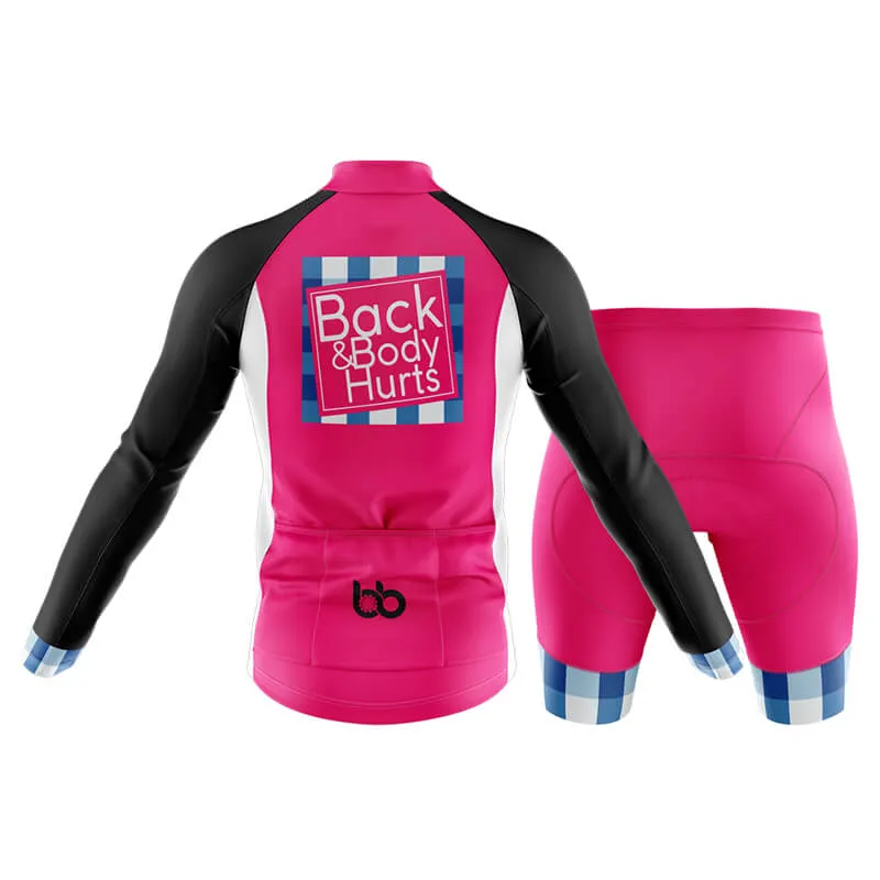 Back & Body Hurts (V2-Pink) Club Cycling Kit