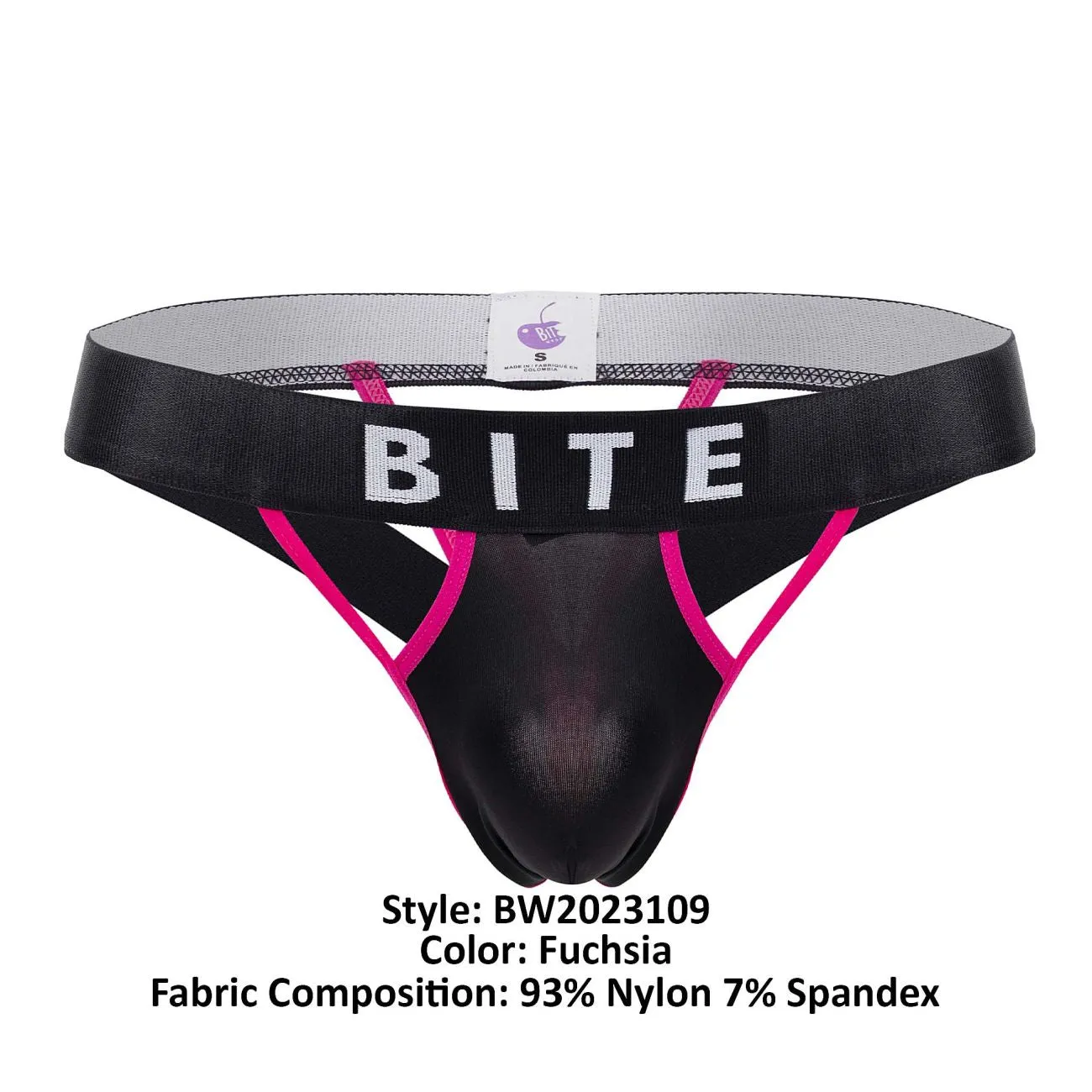 BiteWear BW2023109 Bite My Cherry Thongs Color Fuchsia