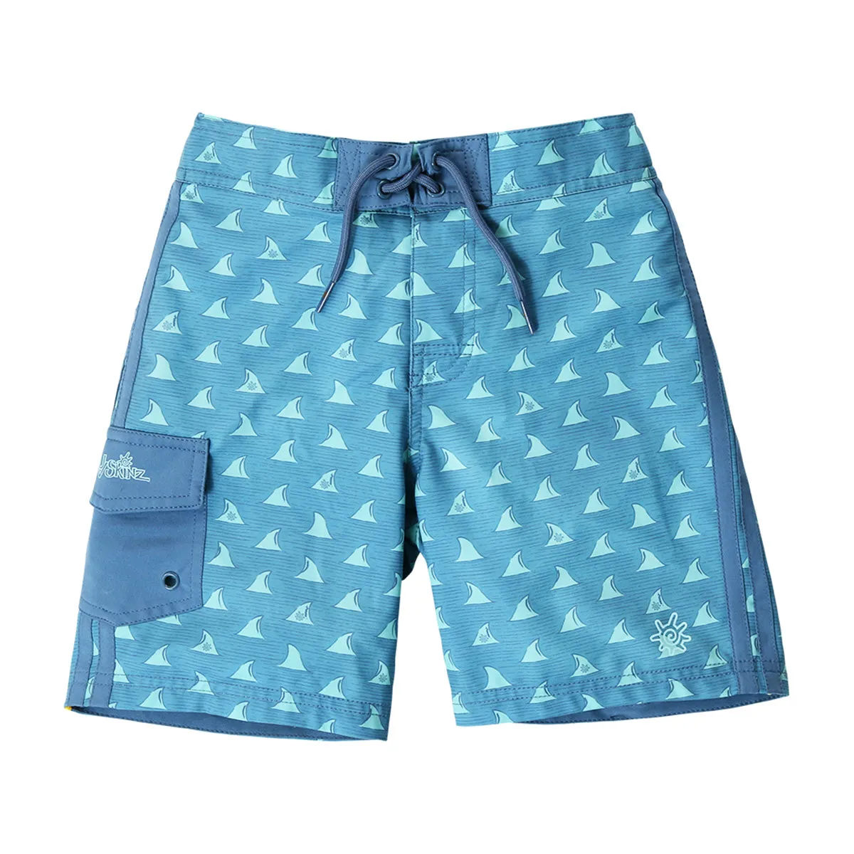 Boy's Racer Stripe Board Shorts