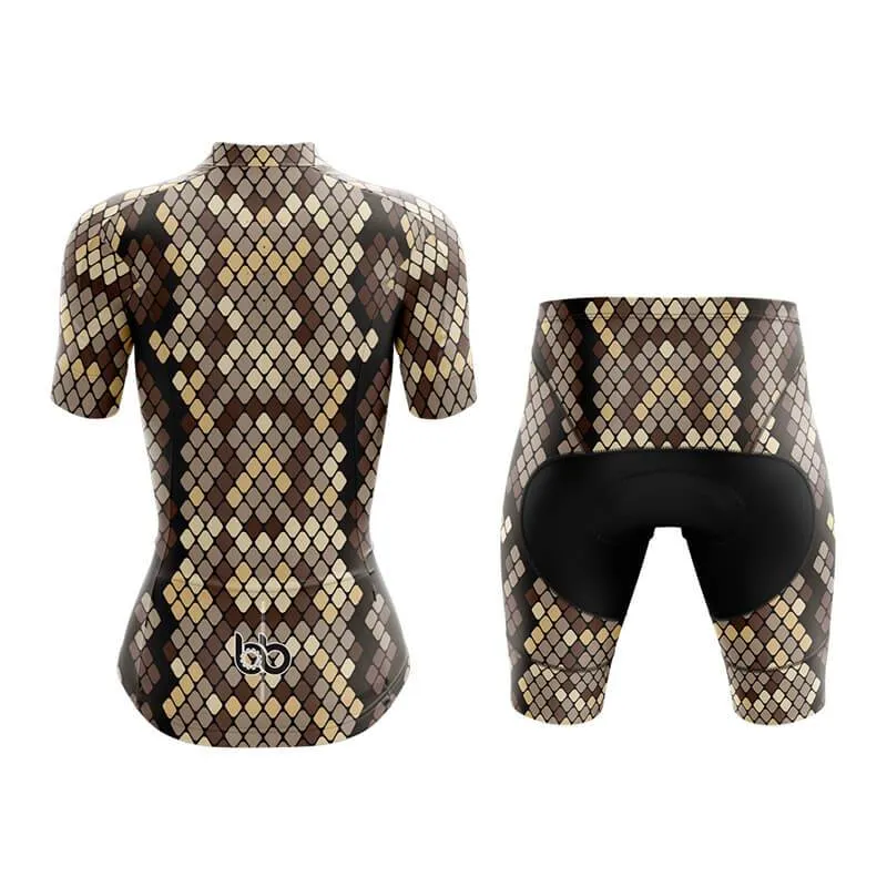 Brown Snake Skin Club Cycling Kit