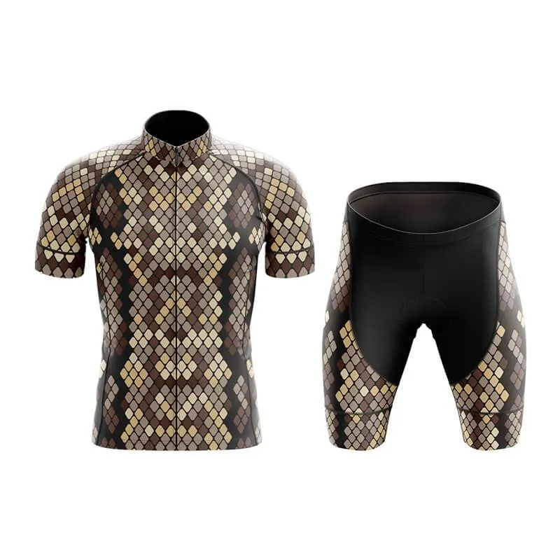 Brown Snake Skin Club Cycling Kit