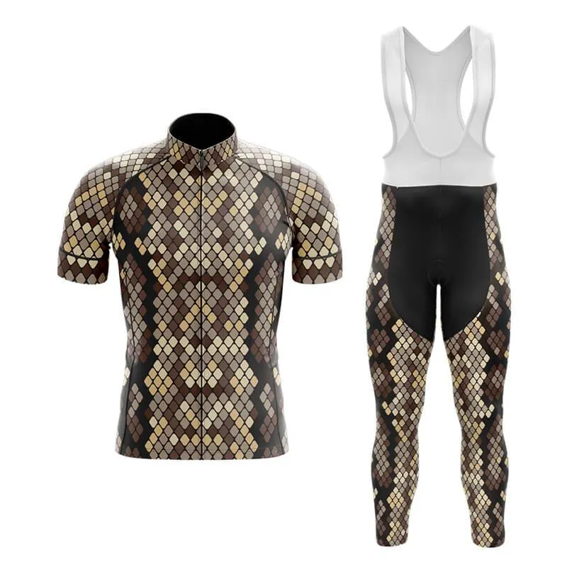 Brown Snake Skin Club Cycling Kit