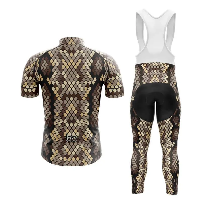 Brown Snake Skin Club Cycling Kit