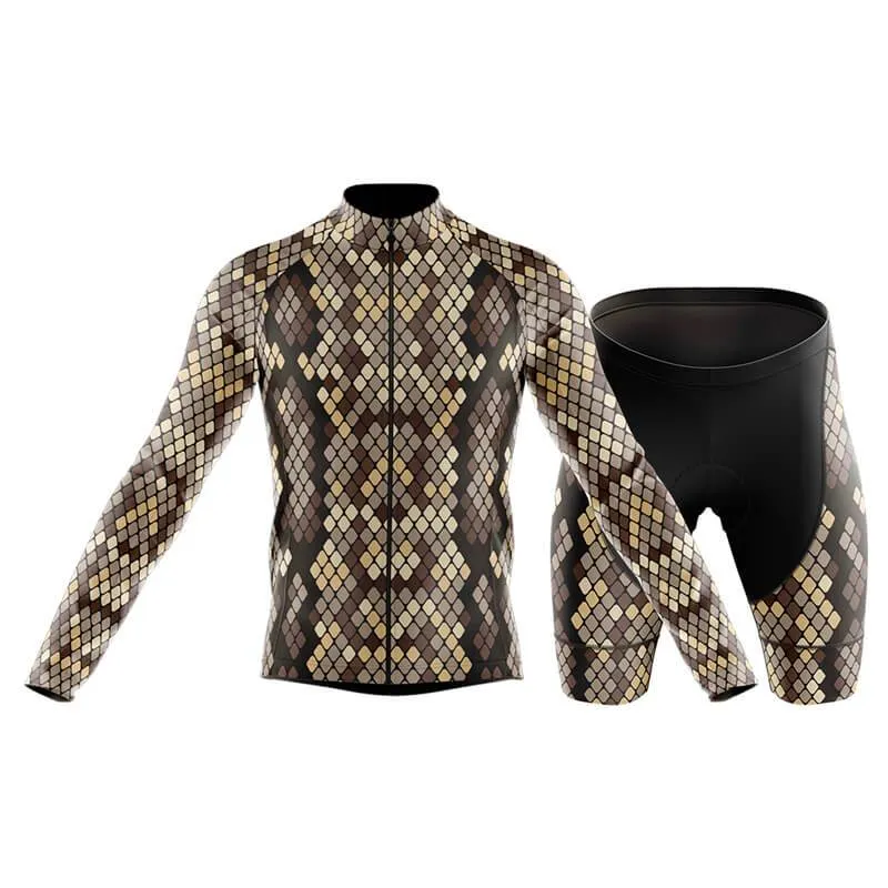 Brown Snake Skin Club Cycling Kit