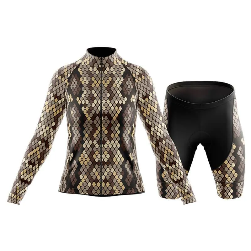 Brown Snake Skin Club Cycling Kit