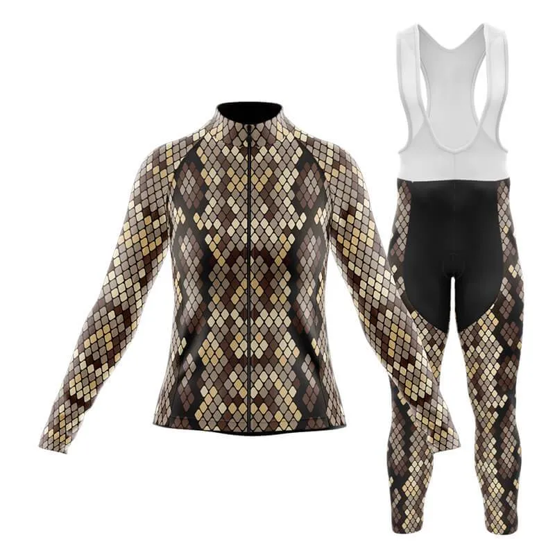 Brown Snake Skin Club Cycling Kit