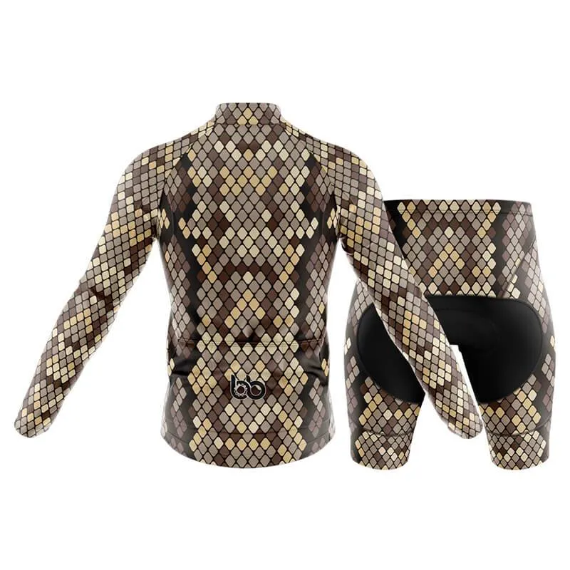 Brown Snake Skin Club Cycling Kit