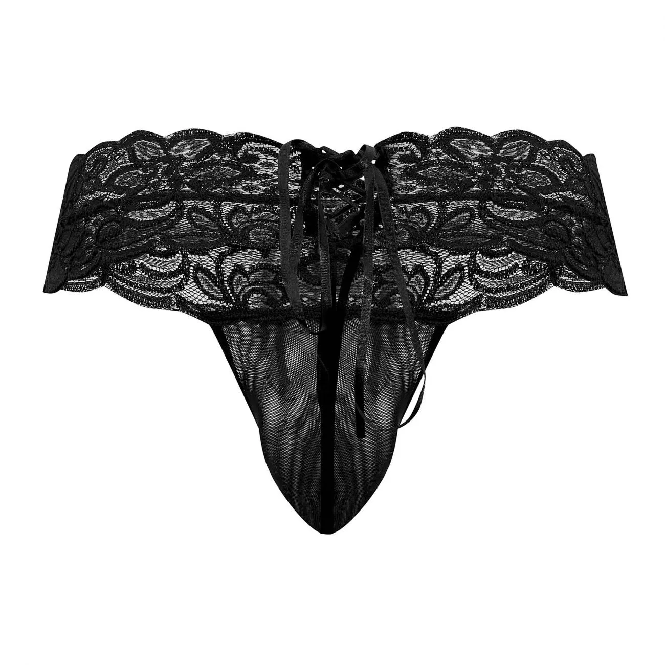 CandyMan 99595 Lace Thongs Color Black