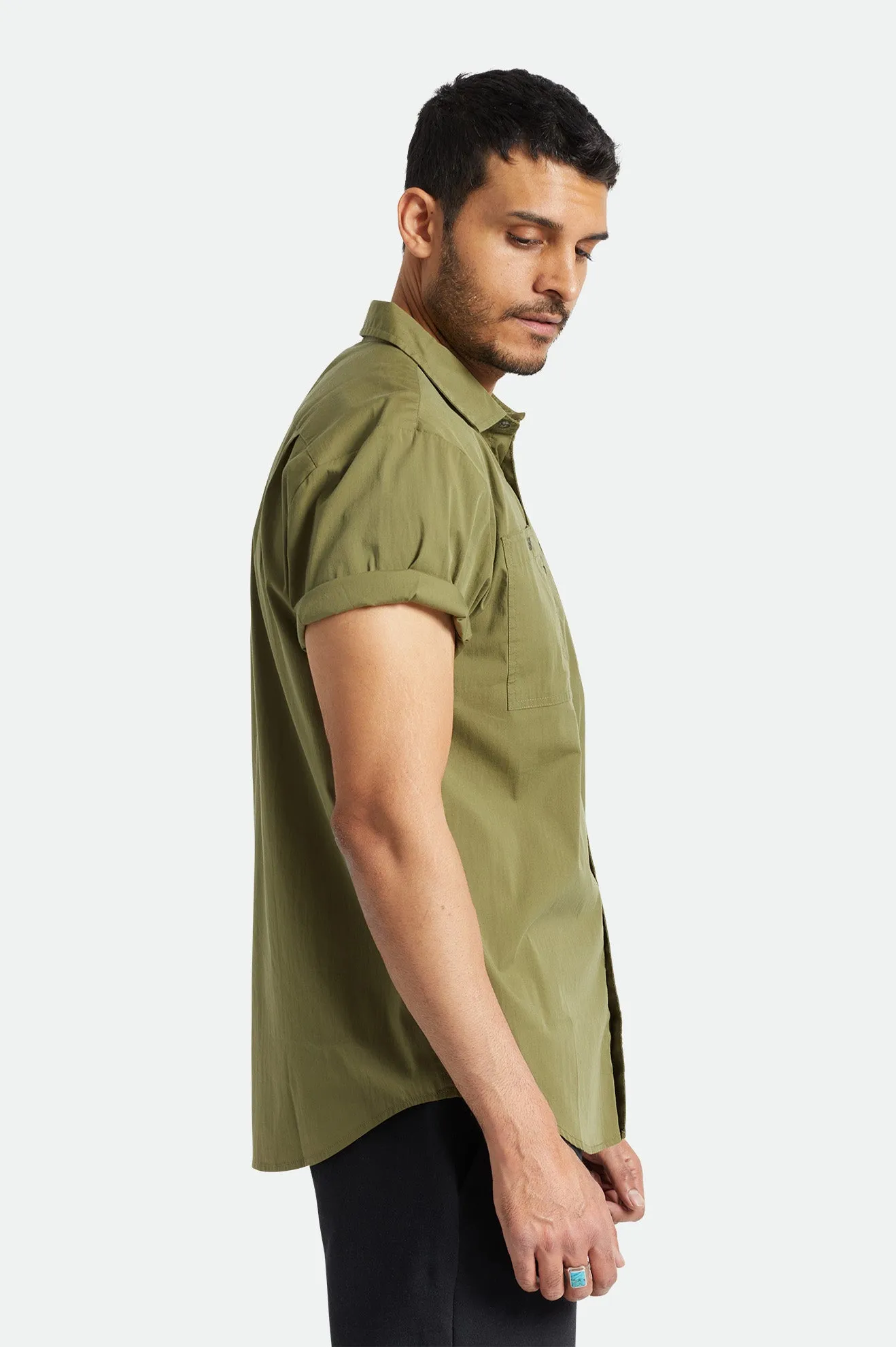 Charter Utility S/S Woven Shirt - Military Olive