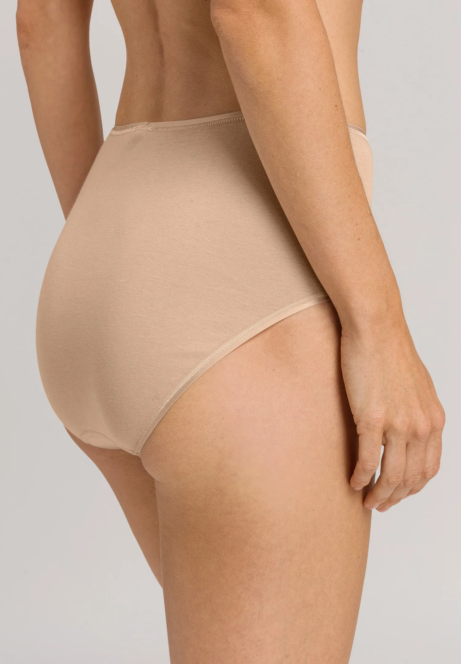 Cotton Seamless Cotton Full Brief | Beige 71625-274