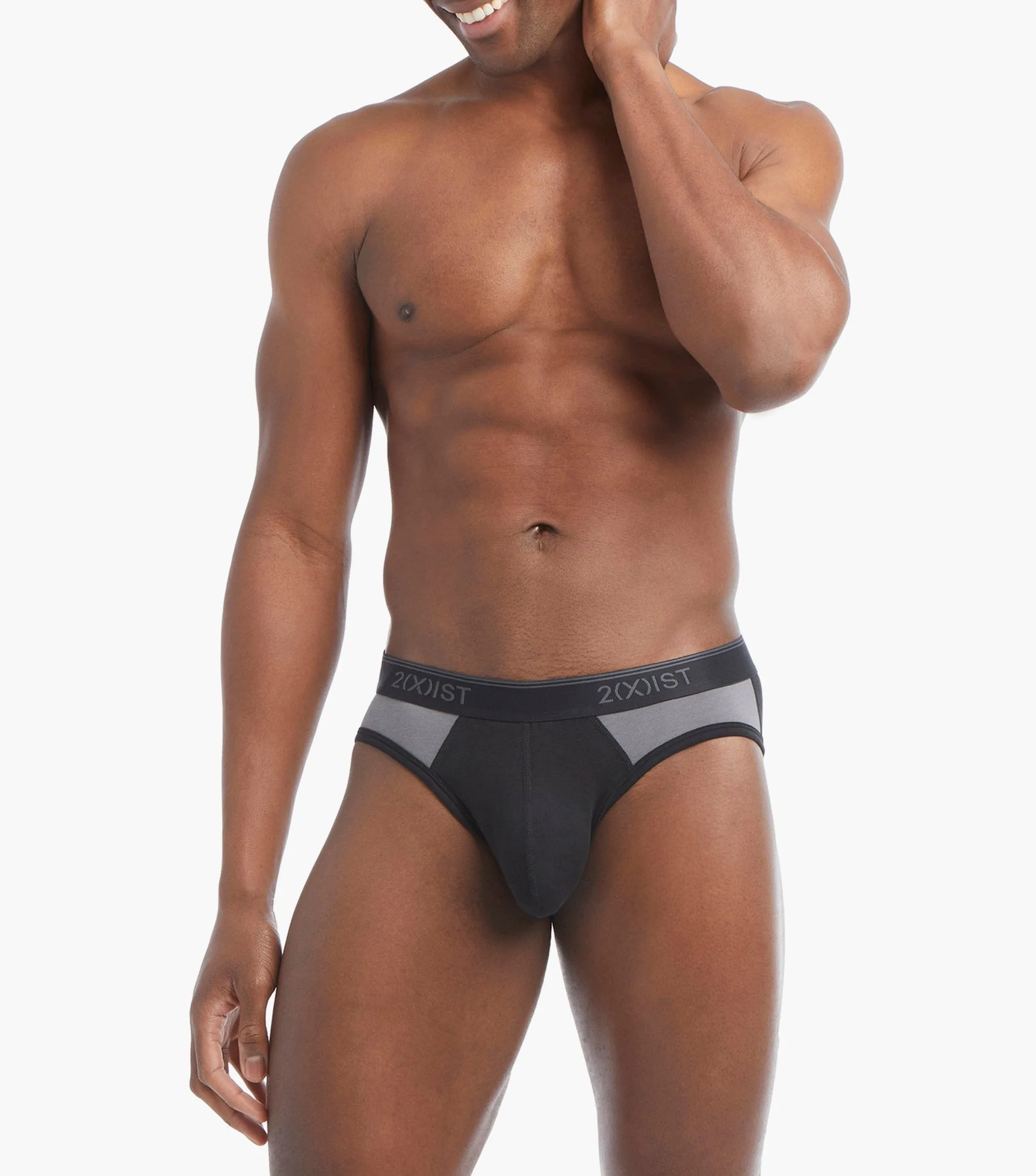 Cotton Stretch No-Show Brief 3-Pack