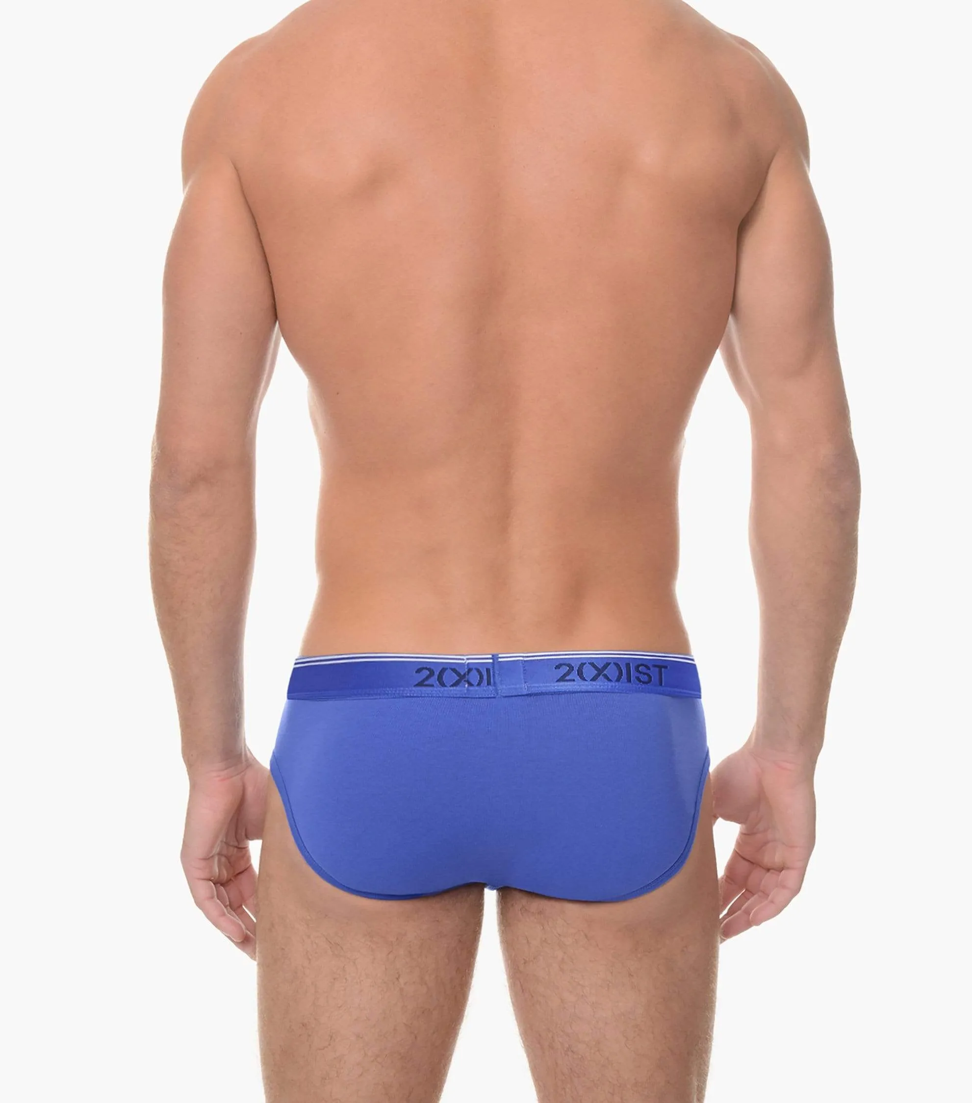 Cotton Stretch No-Show Brief 3-Pack