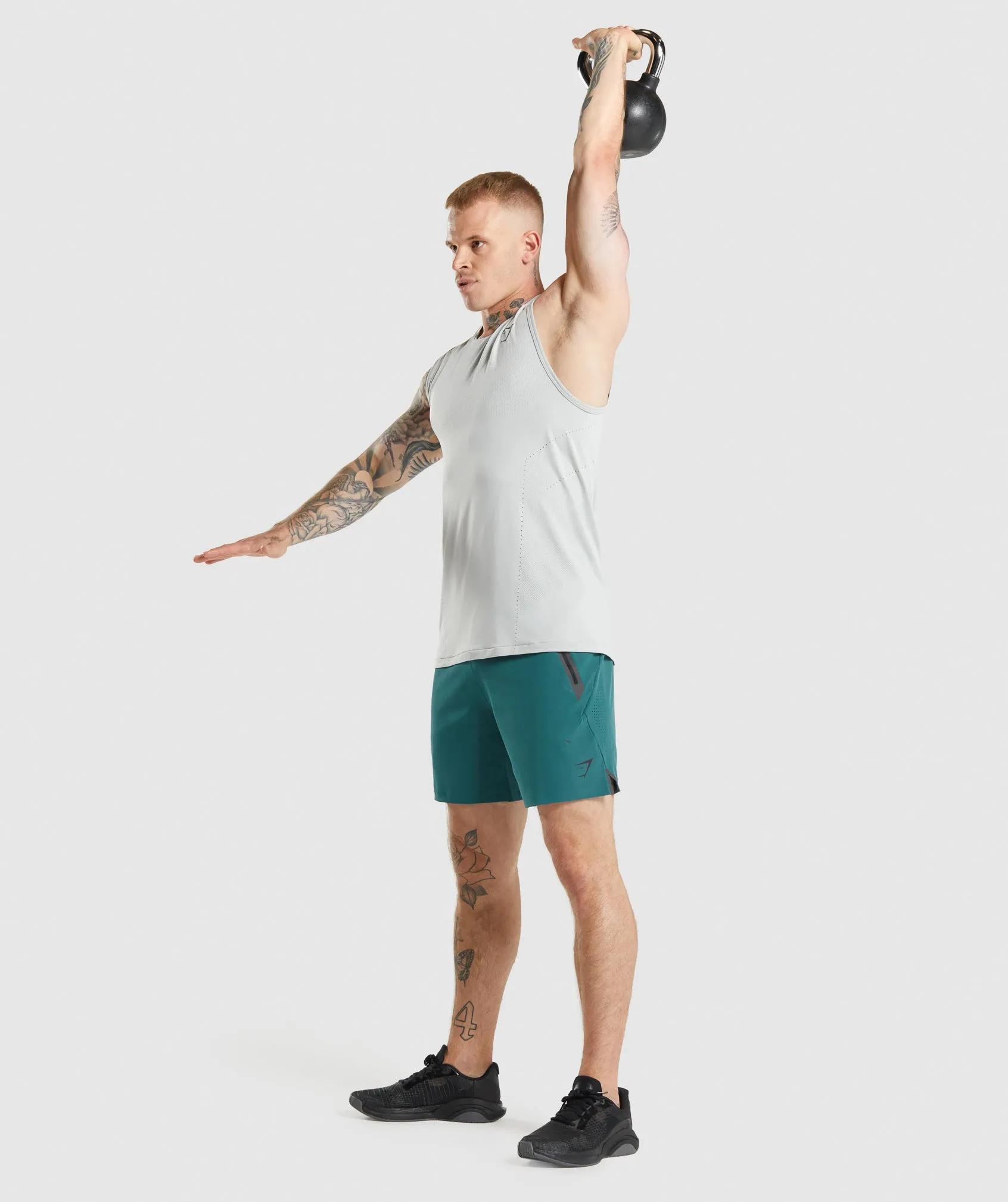 Gymshark Apex 7" Perform Shorts - Teal