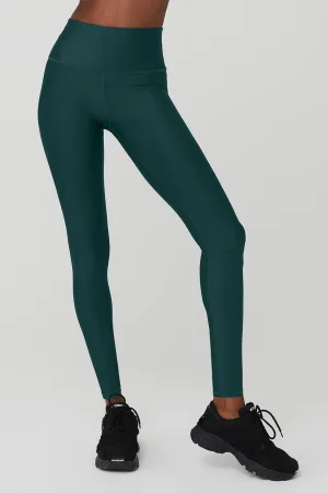 High-Waist Airlift Legging - Midnight Green