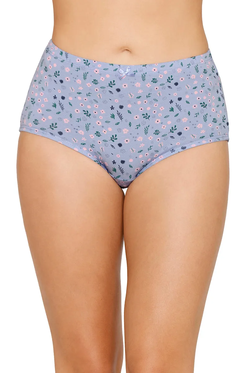 Inner Elastic Printed Mid Rise Full Briefs (Pack of 3)