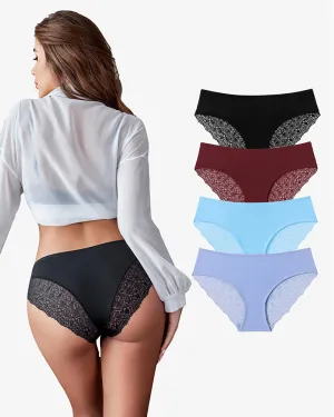 Lace Panties No Show Hipster V-Waist Hipster