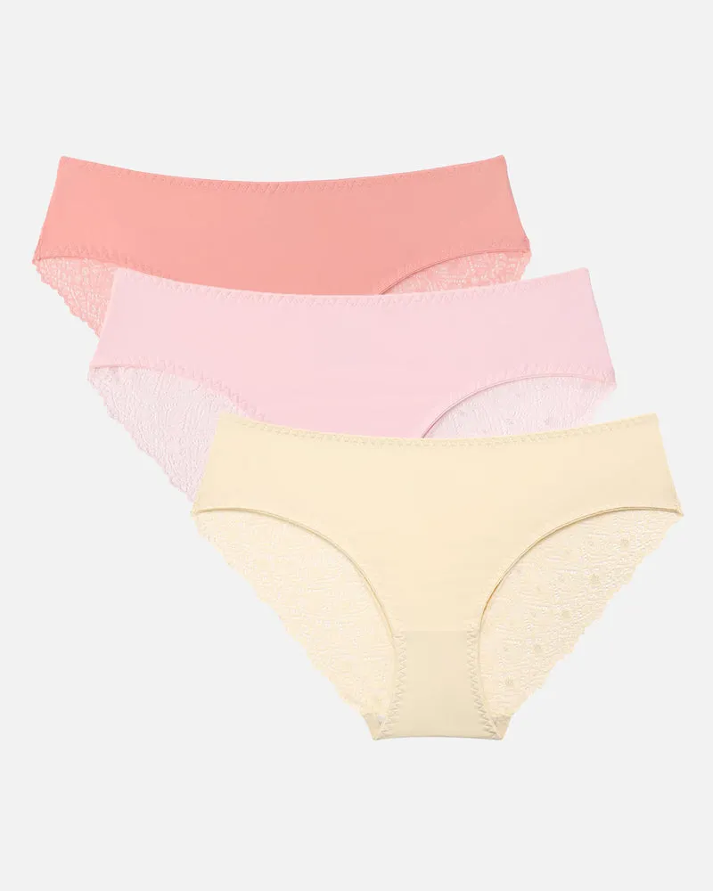 Lace Panties No Show Hipster V-Waist Hipster