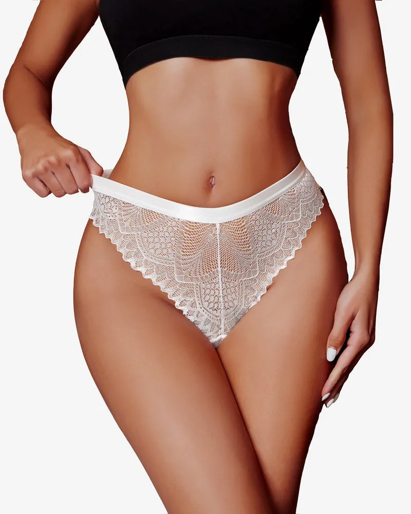 Lace Panty Rhinestone Underwear