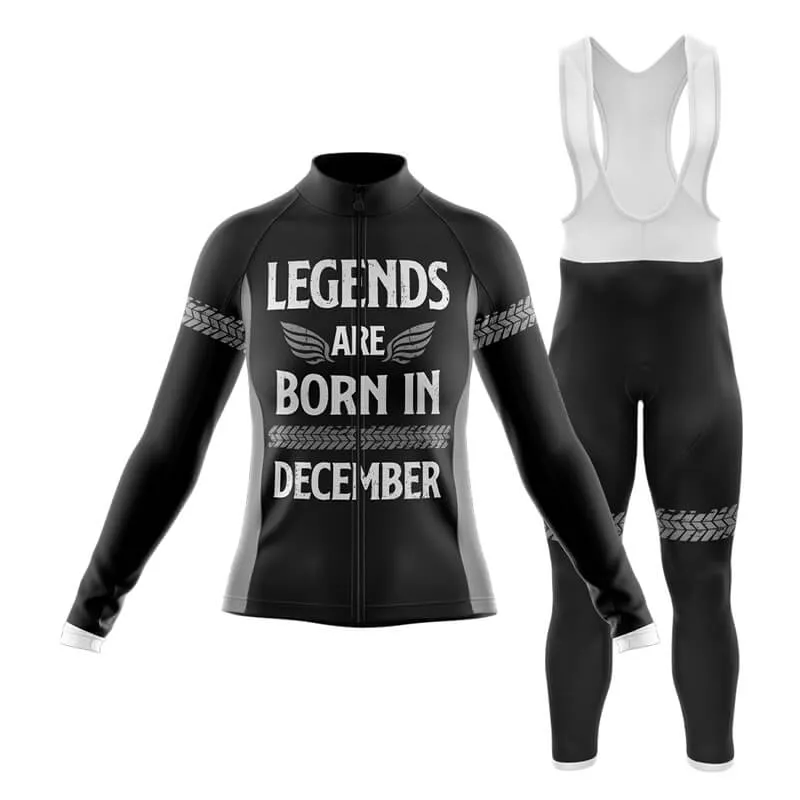 Legends are born in December Club Cycling Kit V1