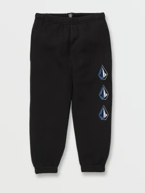 Little Boys Iconic Stone Fleece Pants - New Black