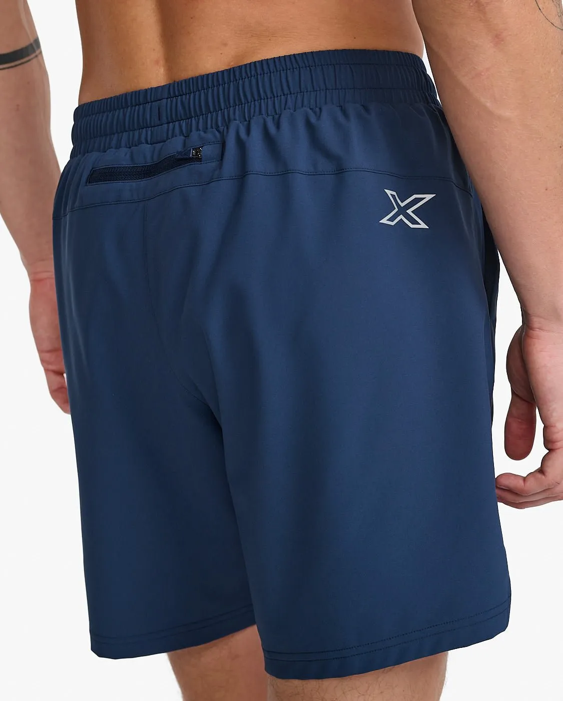 Men's Aero 7 Inch Shorts - Midnight / Silver Reflective