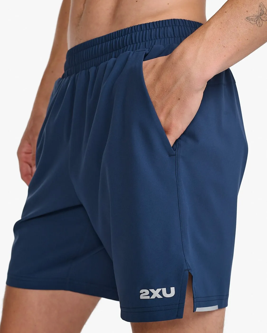 Men's Aero 7 Inch Shorts - Midnight / Silver Reflective