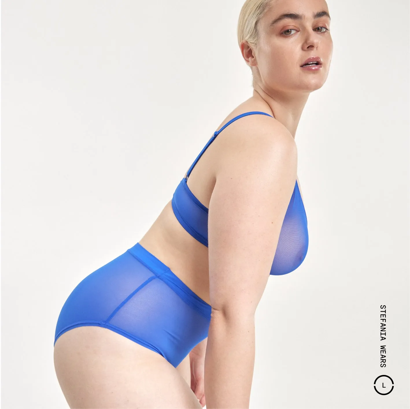 Mesh High Waist Brief - Archive