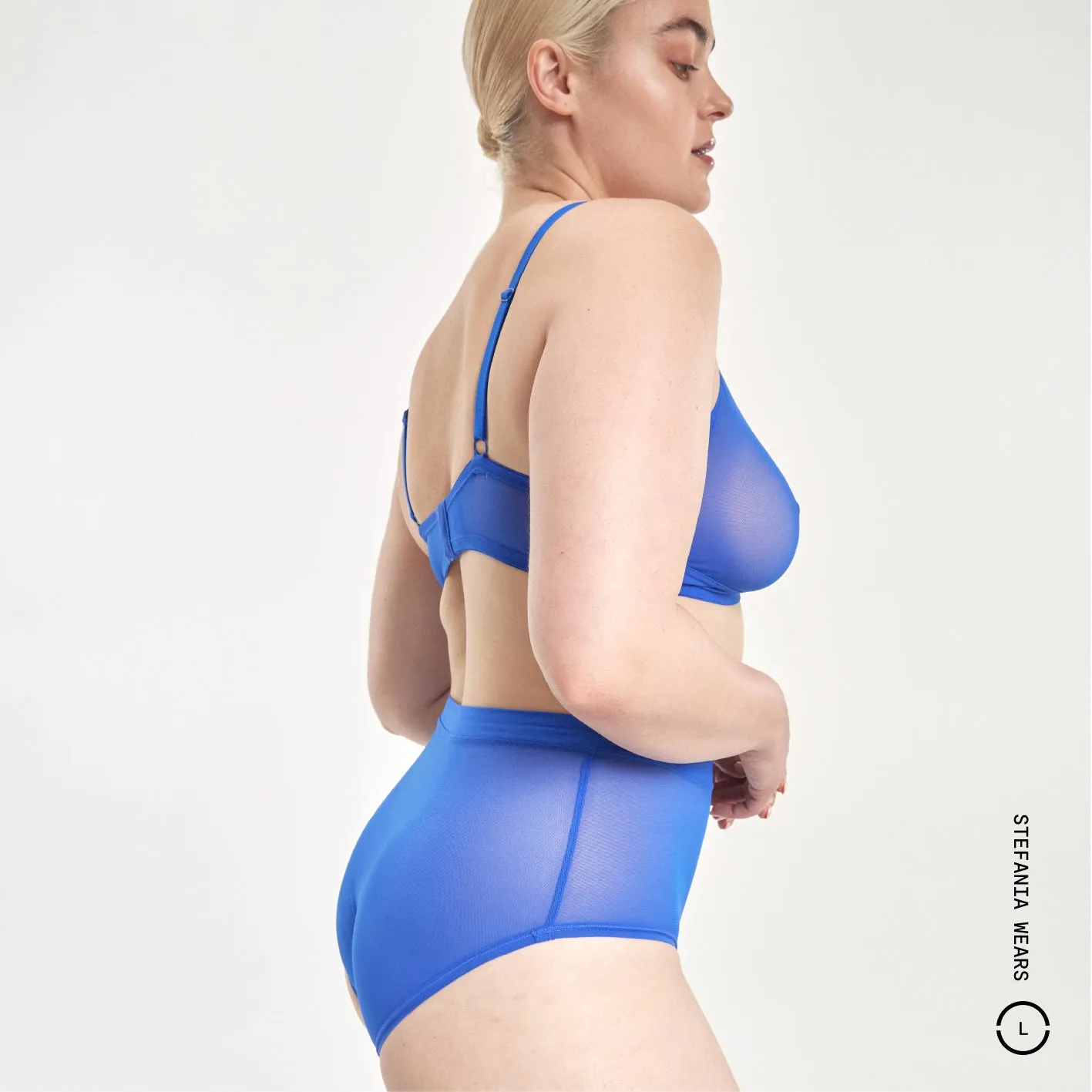 Mesh High Waist Brief - Archive