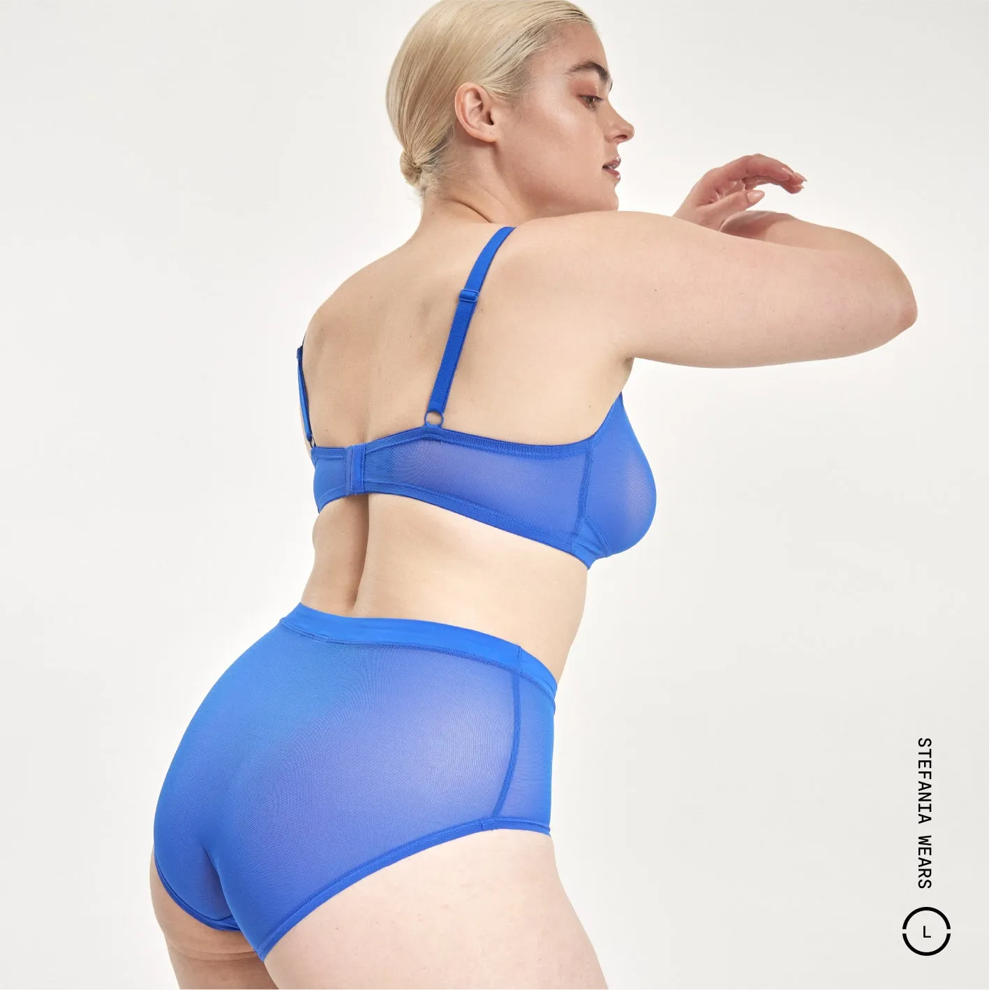 Mesh High Waist Brief - Archive