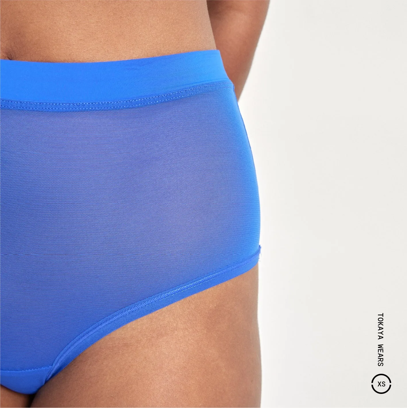 Mesh High Waist Brief - Archive