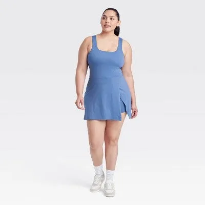 New - Women's Knit Slit Active Dress - All In Motion