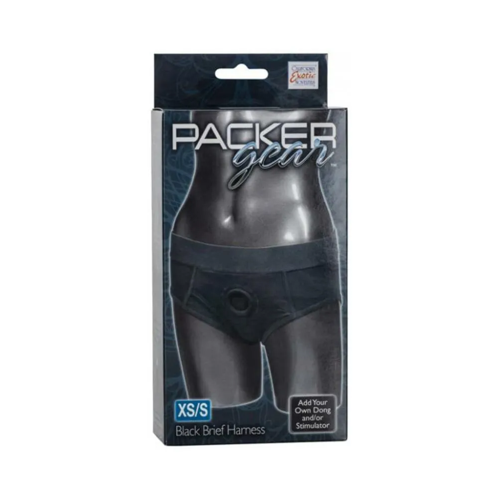 Packer Gear Black Brief Harness XS/S