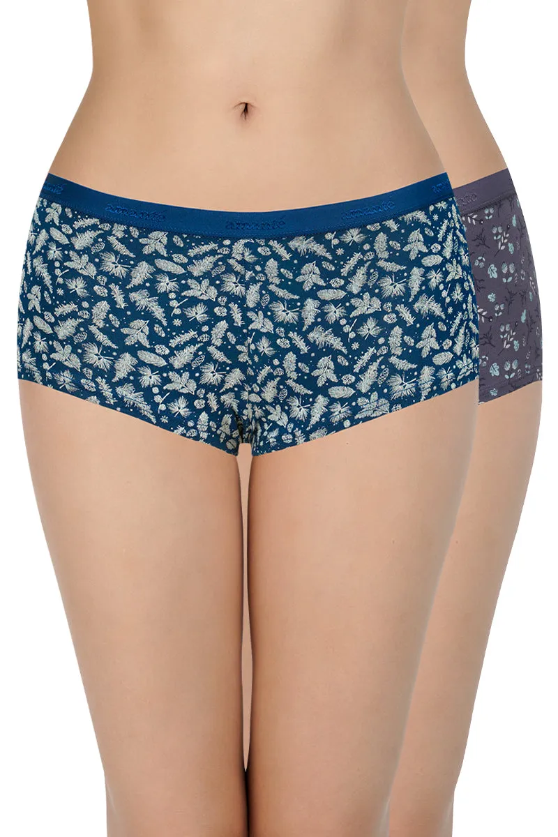 Print Low Rise Boyshort Panties (Pack of 2)