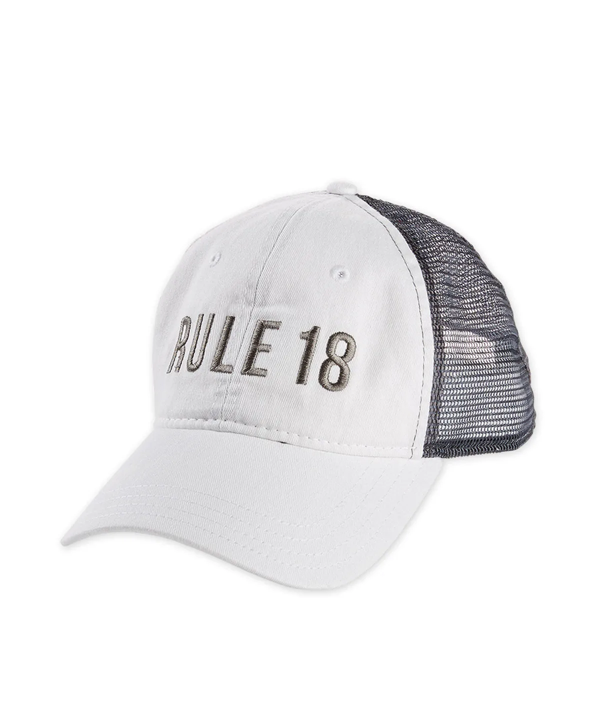 Rule 18 Trucker Mesh and Twill Baseball Cap