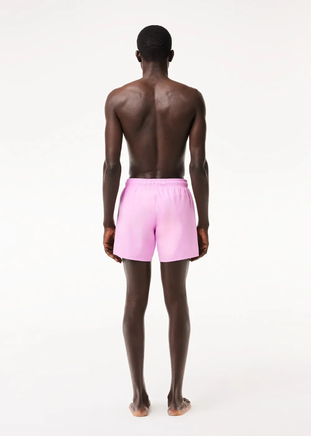 Short de bain Lacoste rose