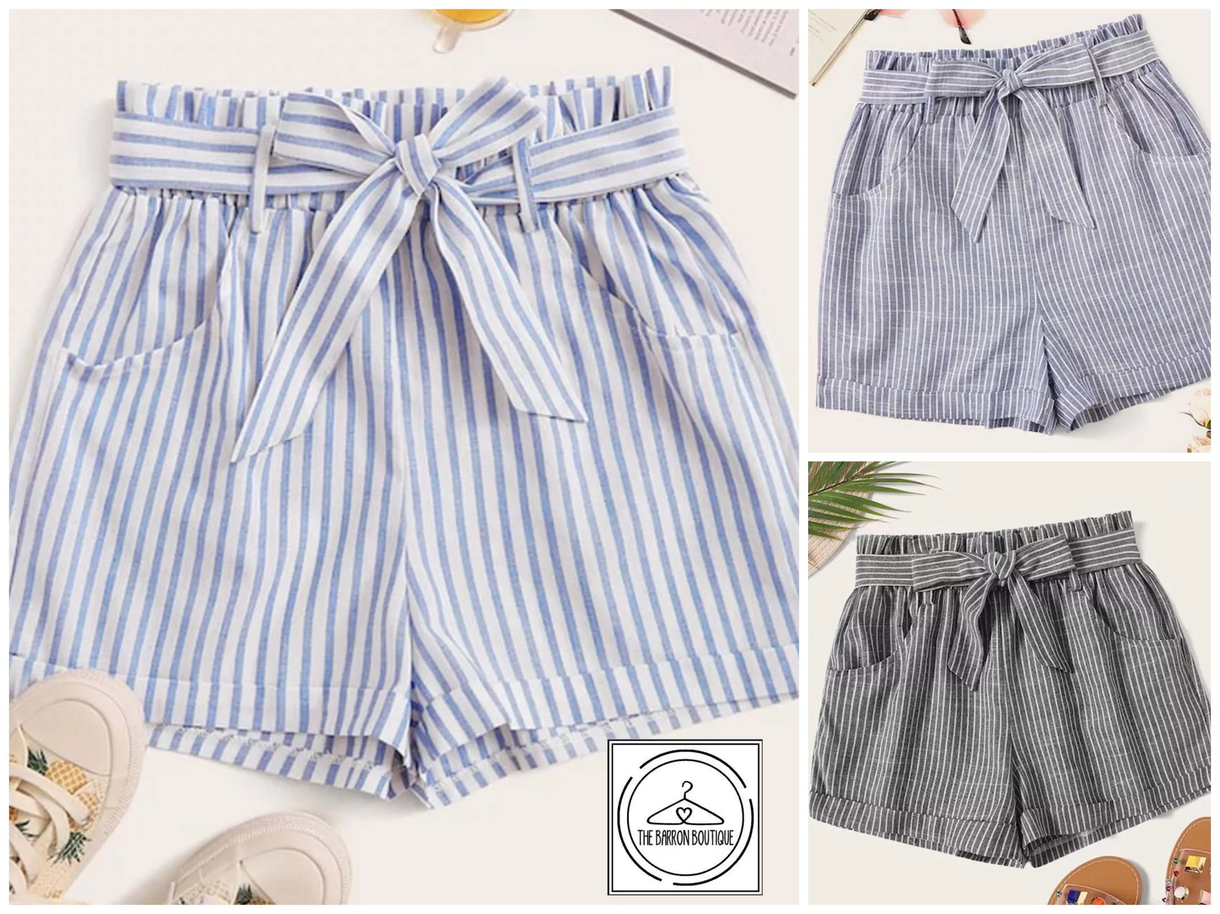 Striped Elle Shorts