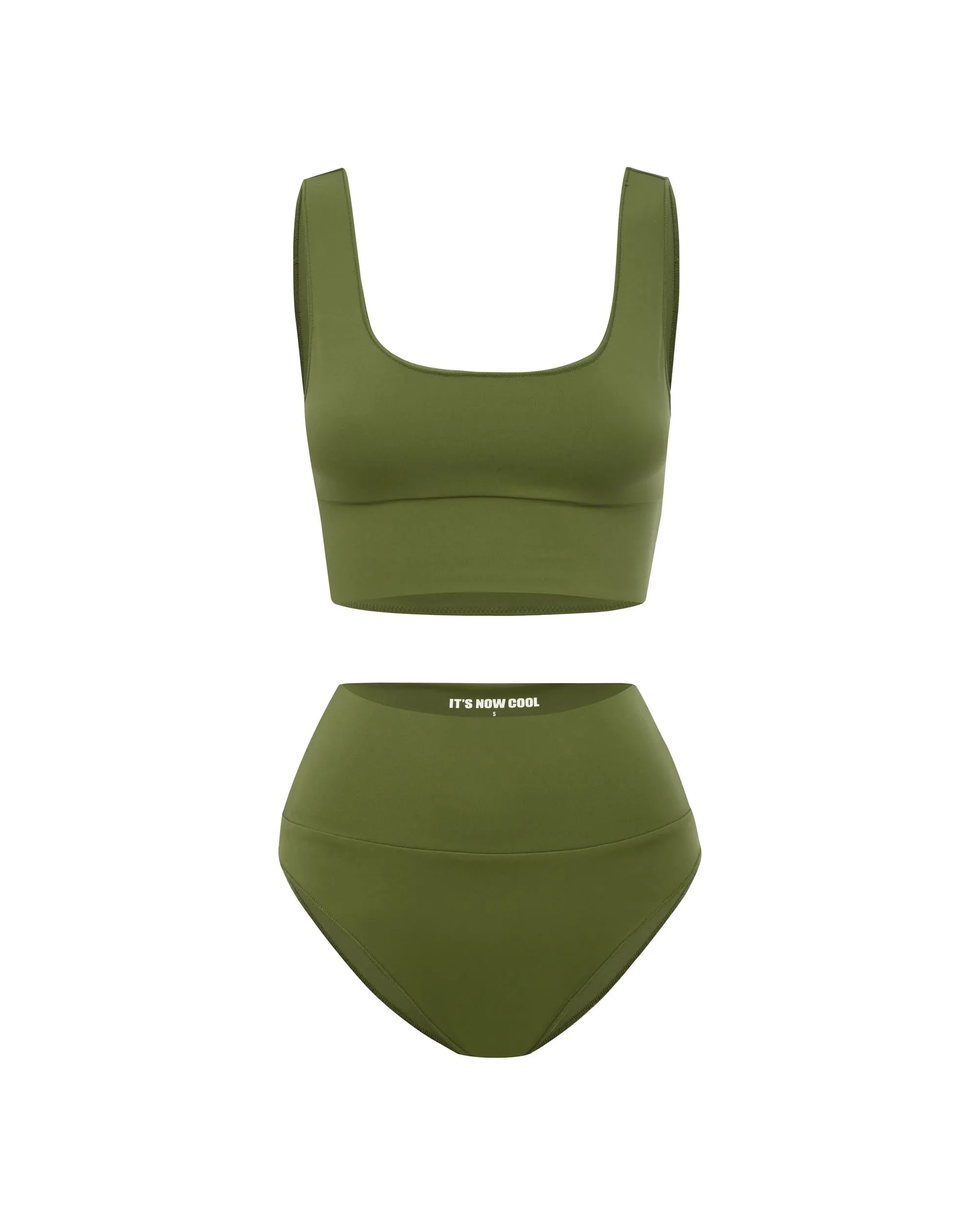 The Contour High Waist Pant - Pesto