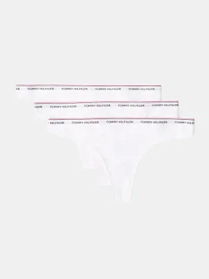 Tommy Hilfiger 3 Pack Essential Thong - White